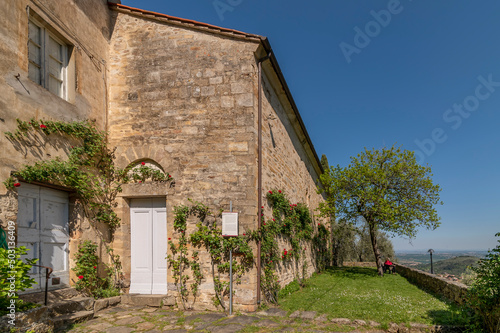 Fotografi The ancient church of Santa Maria della Neve or dell'Ascensione, Buti, Pisa, Ita