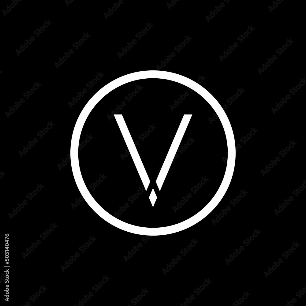 Initial V Letter Logo Design Vector Template. Abstract Letter V Logo Design Vector Illustration. Initial V Letter Logo Design Vector Template. Abstract Letter V Logo Design Vector Illustration.