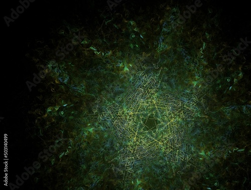 Imaginatory fractal abstract background Image