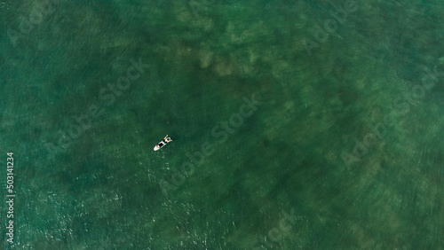 Surfer in the ocean, water sport. © insomniafoto