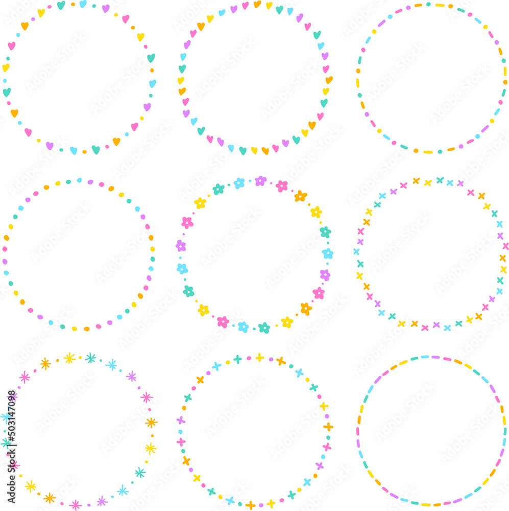 Cute Abstract Heart Flower Valentines Day Circle Round Doodle Free Hand Drawing Drawn Line Borders Frames Wreath Plate Set Collection Flat Style Rainbow Colorful Background Vector Illustration Pack Cute Abstract Heart Flower Valentines Day Circle Round Doodle Free Hand Drawing Drawn Line Borders Frames Wreath Plate Set Collection Flat Style Rainbow Colorful Background Vector Illustration Pack