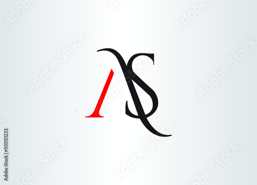 AS logo design and company logo