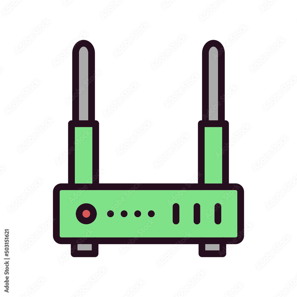 Obraz premium Router Icon