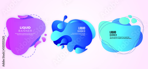 Colorful vector illustration with three bubbles with dummy texts