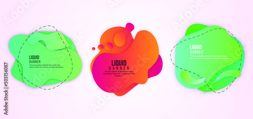 Colorful vector illustration with three bubbles with dummy texts