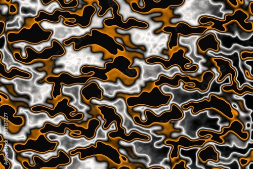 Modern camouflage. Multi-colored texture illustration.