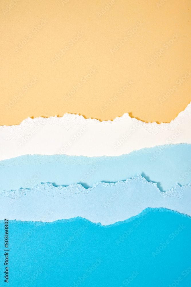 Summer beach creative background with copy space. Sunny day on the beach, sea and sand. Flat lay. Summer beach creative background with copy space. Sunny day on the beach, sea and sand. Flat lay.