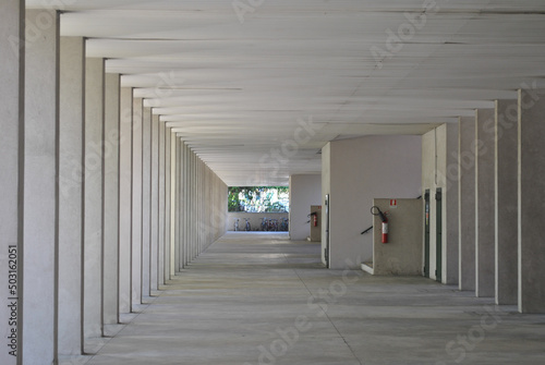 Corridor in the Monte Amiata and Monte Amiata 2 housing in Italy photo