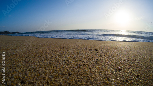 sunset on the beach