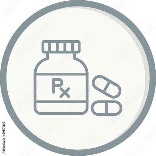 Pills Bottle Icon