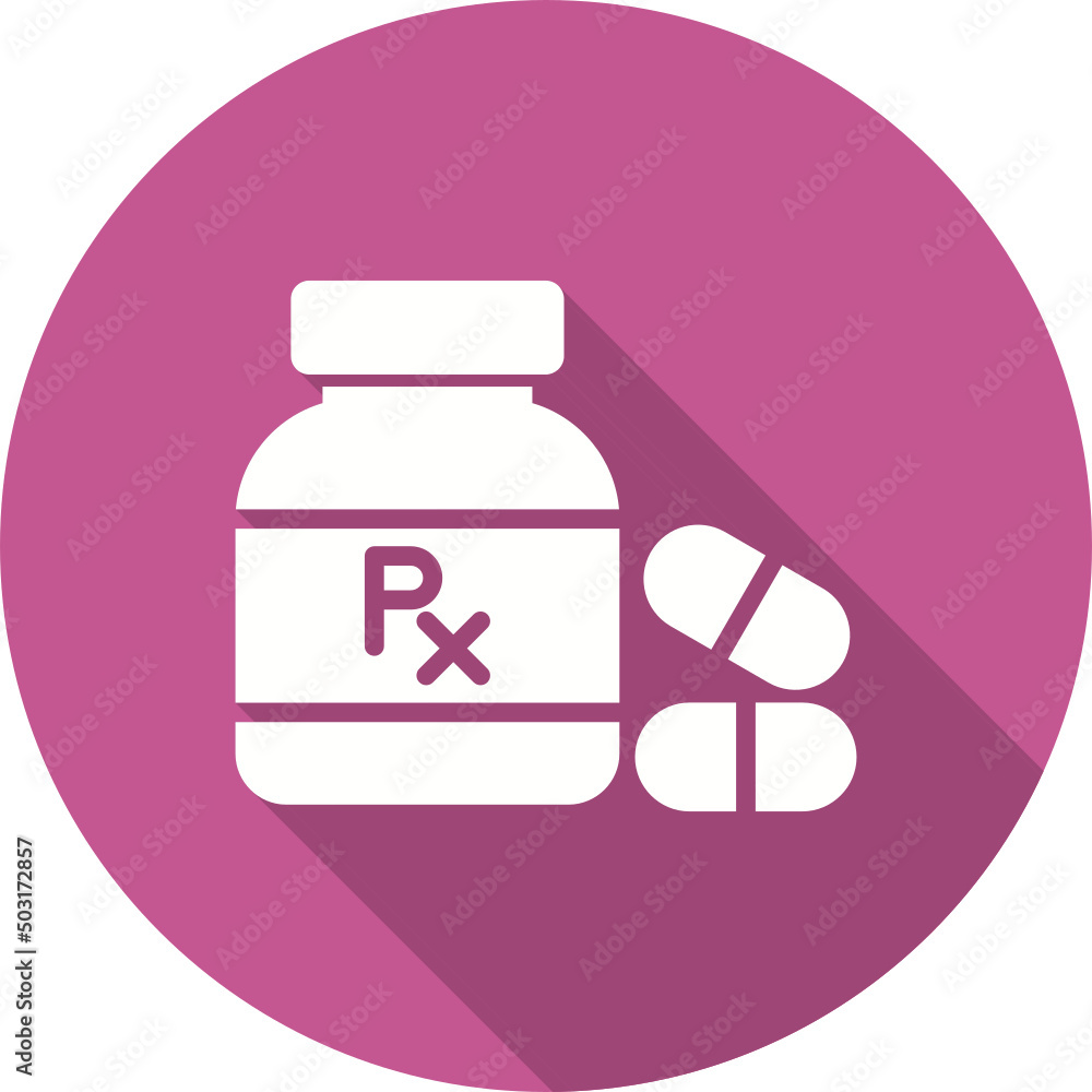 Pills Bottle Icon Pills Bottle Icon