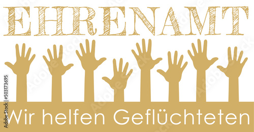 Ehrenamt - Wir helfen Geflüchteten