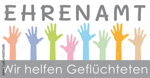 Ehrenamt - Wir helfen Geflüchteten