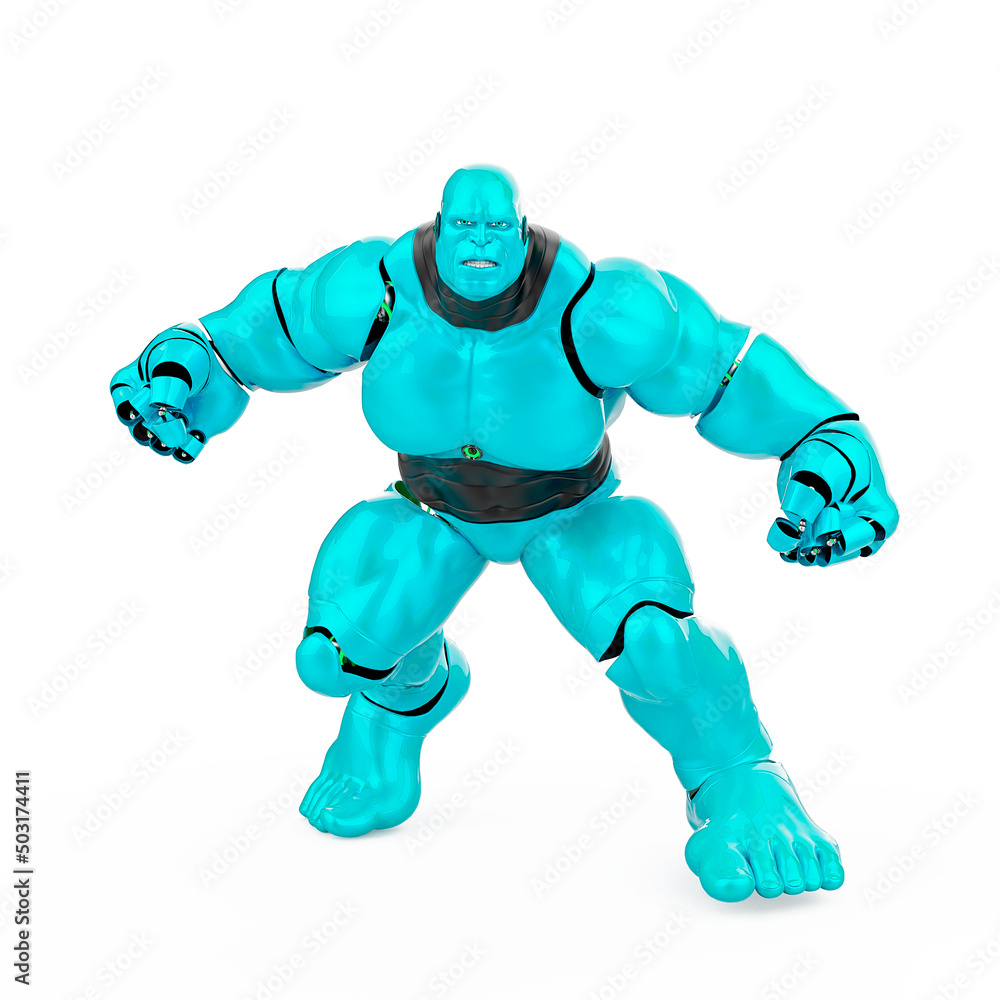 cyber monster is ready to smash