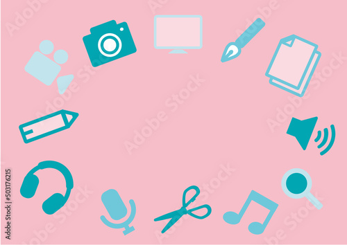 クリエイティブイメージ背景イラスト