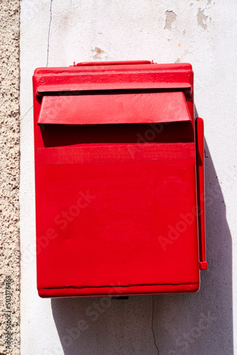 Mail. Portuguese postal service mailbox