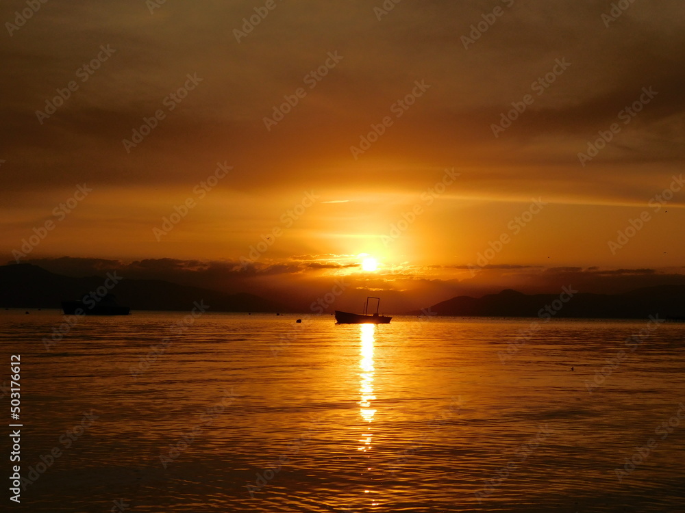 Fishing Boat in the Sunset Fishing Boat in the Sunset