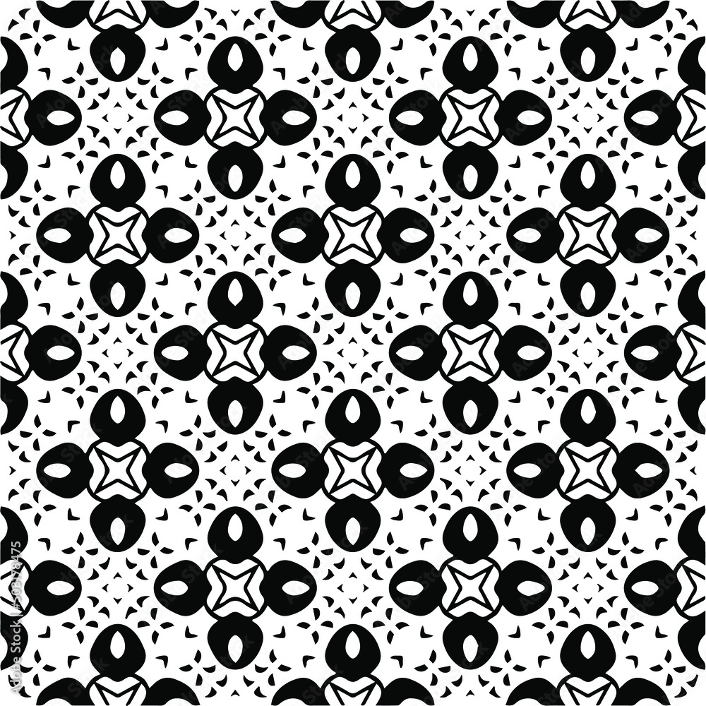 seamless pattern.Simple stylish abstract geometric background. Monochrome image. Black and white color. Design for decor, prints, textile.Design element for prints. seamless pattern.Simple stylish abstract geometric background. Monochrome image. Black and white color. Design for decor, prints, textile.Design element for prints.