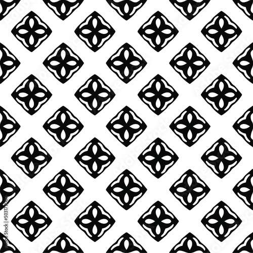 seamless pattern.Simple stylish abstract geometric background. Monochrome image. Black and white color. Design for decor  prints  textile.Design element for prints. 