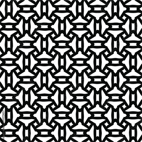 seamless pattern.Simple stylish abstract geometric background. Monochrome image. Black and white color. Design for decor, prints, textile.Design element for prints. 