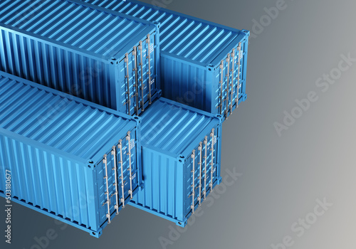 Cargo containers for seapor...