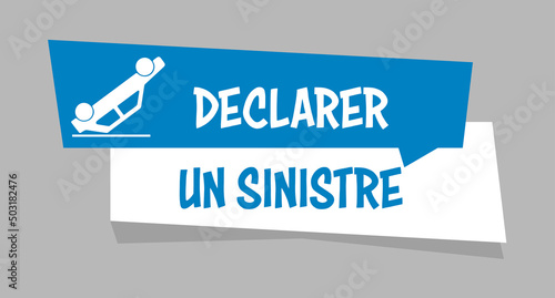 Logo déclarer un sinistre.