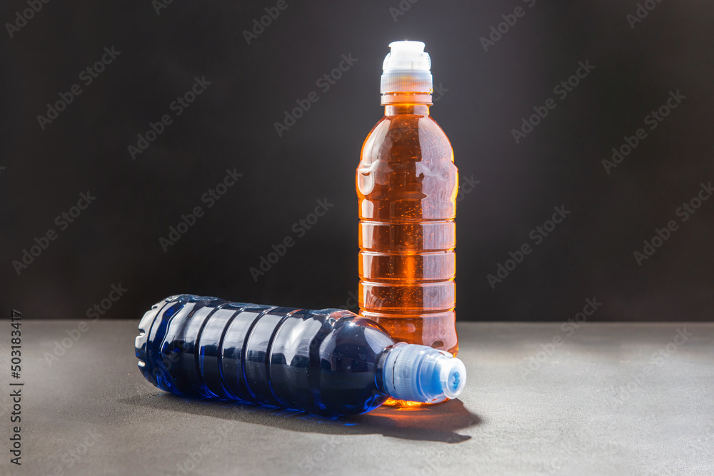 Isotonic energy drink. Isotonic drink for athletes Stock Photo Adobe