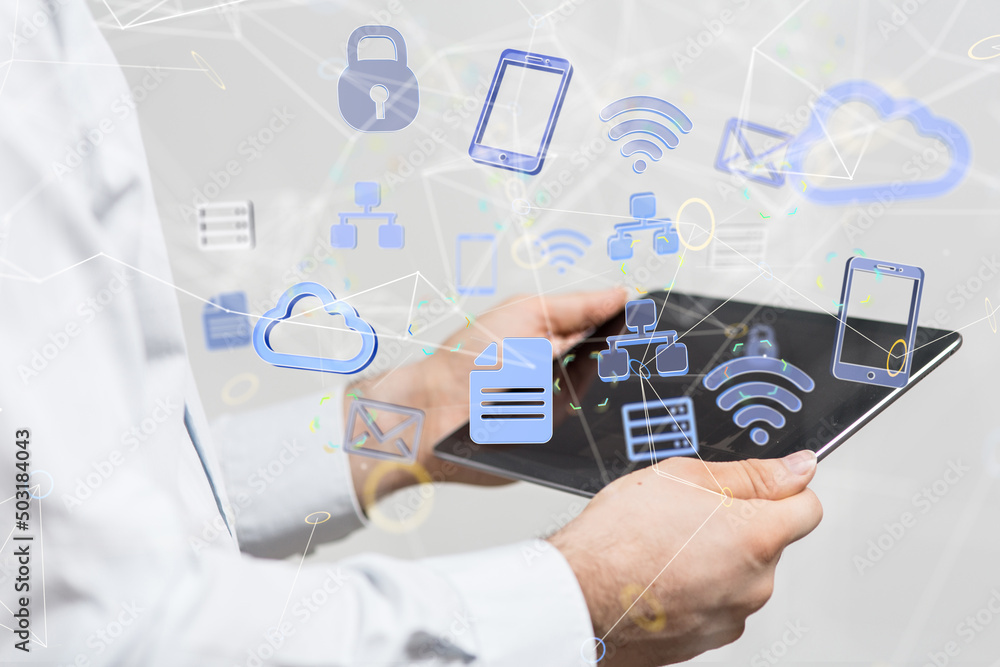 2d rendering Cloud computing, Cloud Computing Concept 2d rendering Cloud computing, Cloud Computing Concept