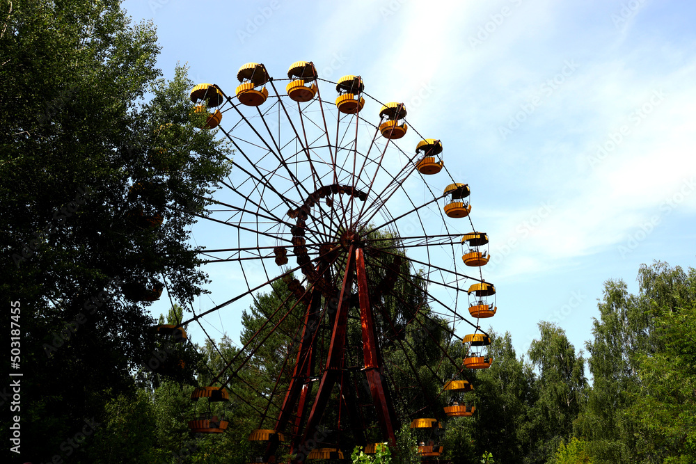 
Mythical ferris wheel chernobyl / Prypyat amusement parkt in ukraine