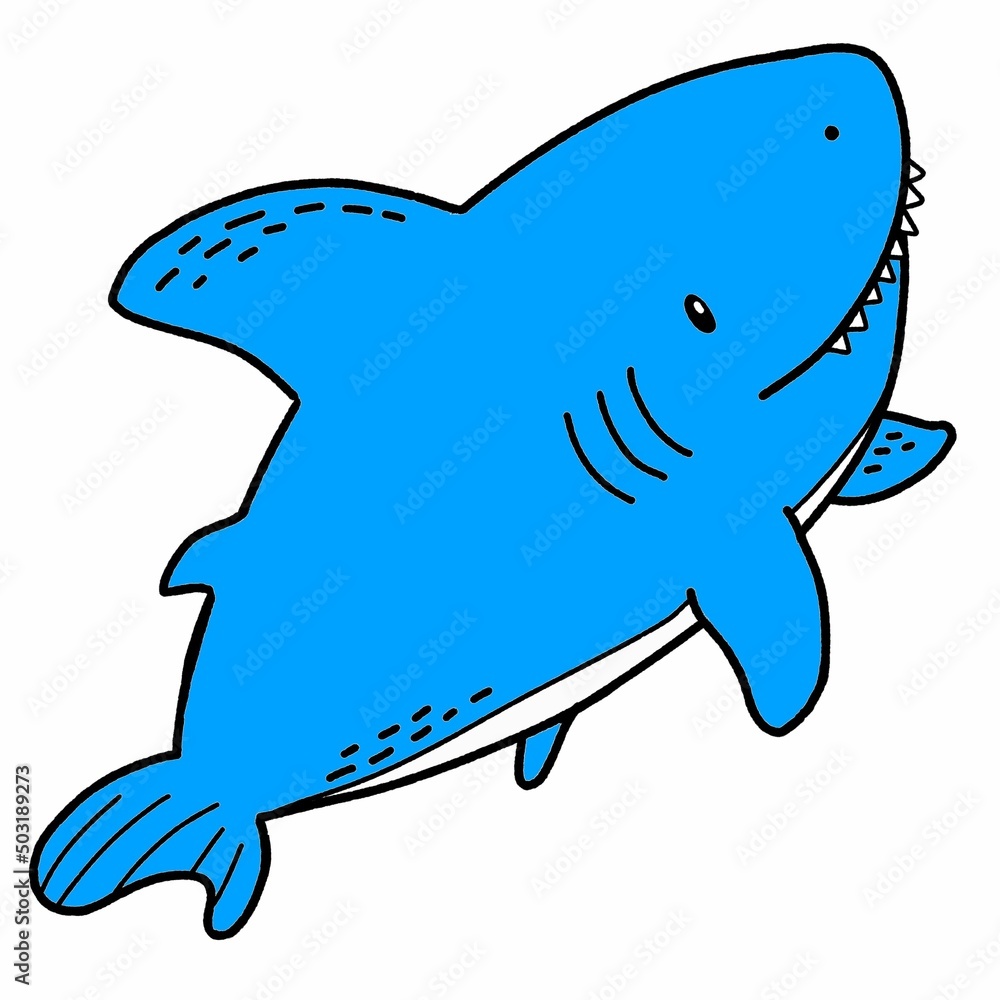 Ocean Animal Colorful Shark Fish Ocean Animal Colorful Shark Fish