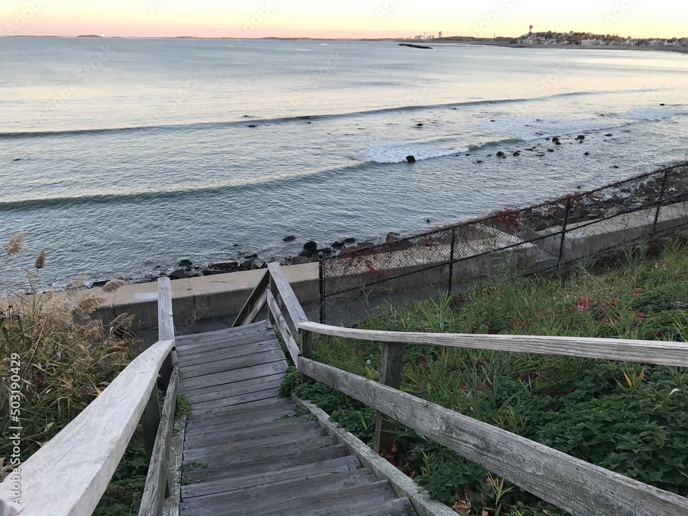 Obraz premium boardwalk to the beach