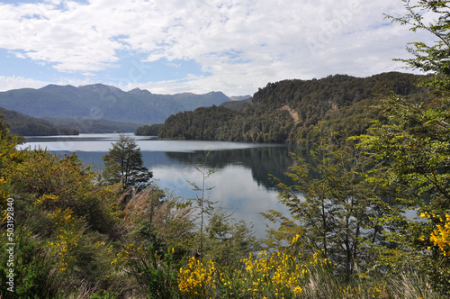 The lago Correntoso, Road of the Seven Lakes, Argentina.
