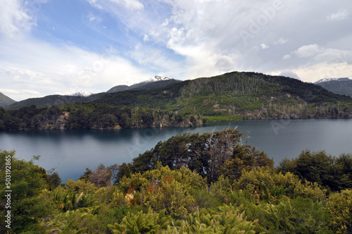 The lago Machonico, Road of the Seven Lakes, Argentina.