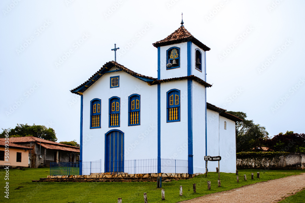 church in the district of Extraction, city of Diamantina, State of Minas Gerais, Brazil