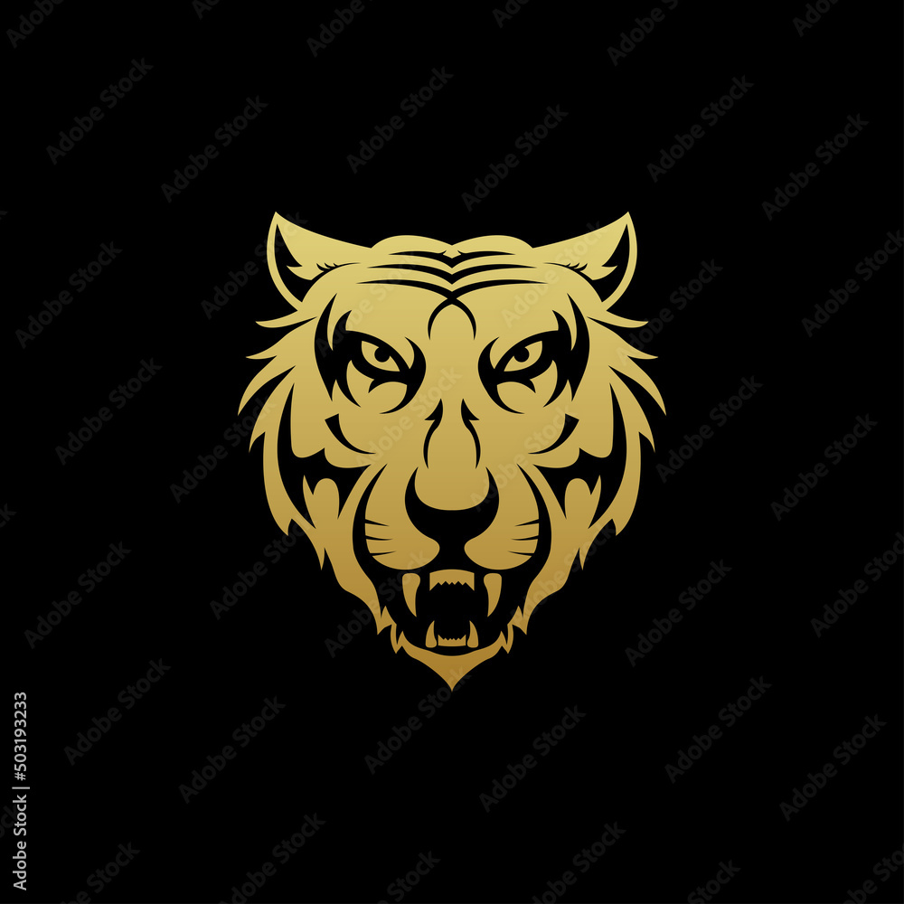 tigers head logo design vector tigers head logo design vector