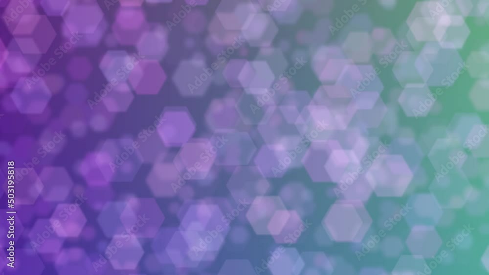 Motion graphics. Abstract background with bokeh. Soft light defocused spots