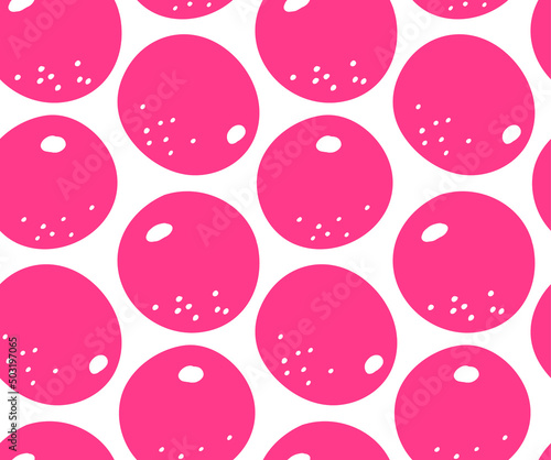 Funny fruits. Summer design with colourful fruits. Abstract orange fruits in hand-drawn doodle style. Vector creative fruit texture. Great for fabric, textile, paper and printing.