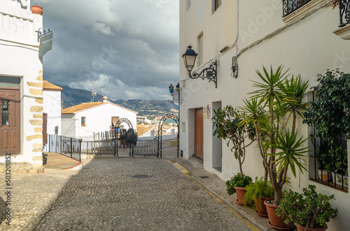 Architecture in the beautiful village of Altea  Spain