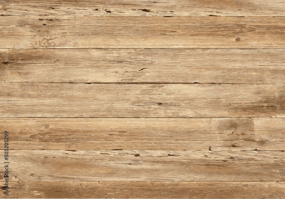 Fototapeta premium Natural wood texture background with watercolor style