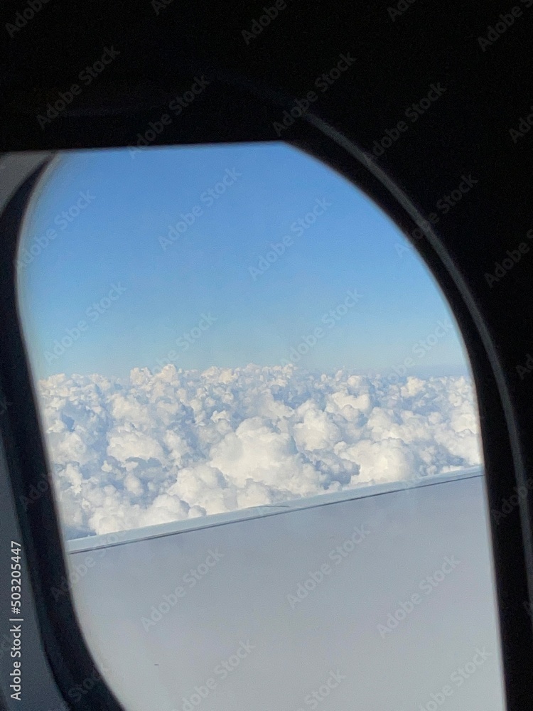 Fototapeta premium Janela do avião