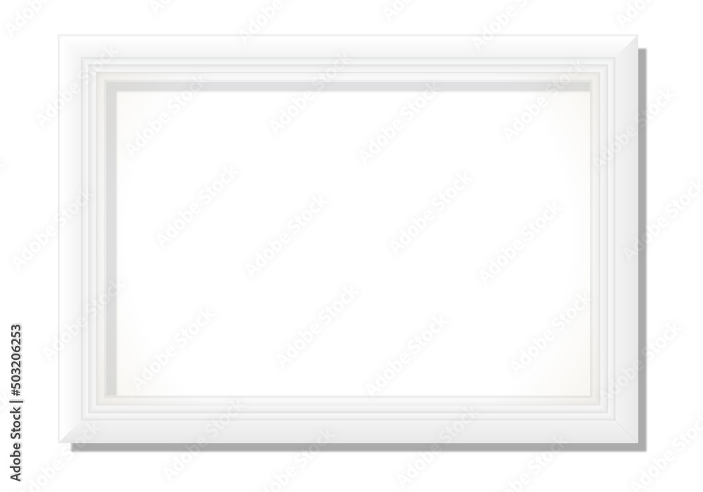白いフレーム素材(ヨコ) 白いフレーム素材(ヨコ)