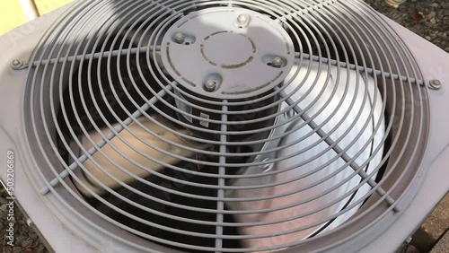 Wallpaper Mural fan of air conditioning unit running in summer Torontodigital.ca