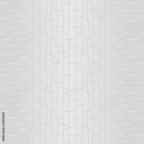 White seamless pattern with abstract grid. Soft gray repeating elegant geometric texture. Seamless vector illustration.
