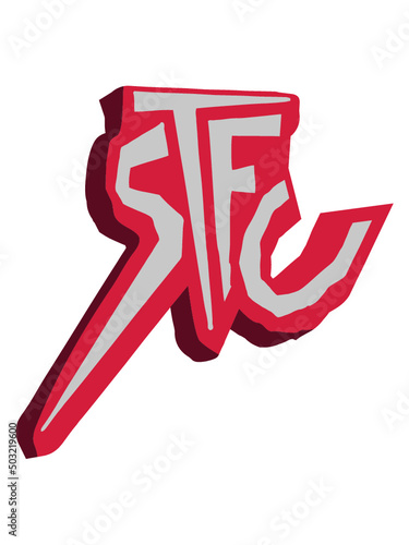 Design Schriftzug STFU 