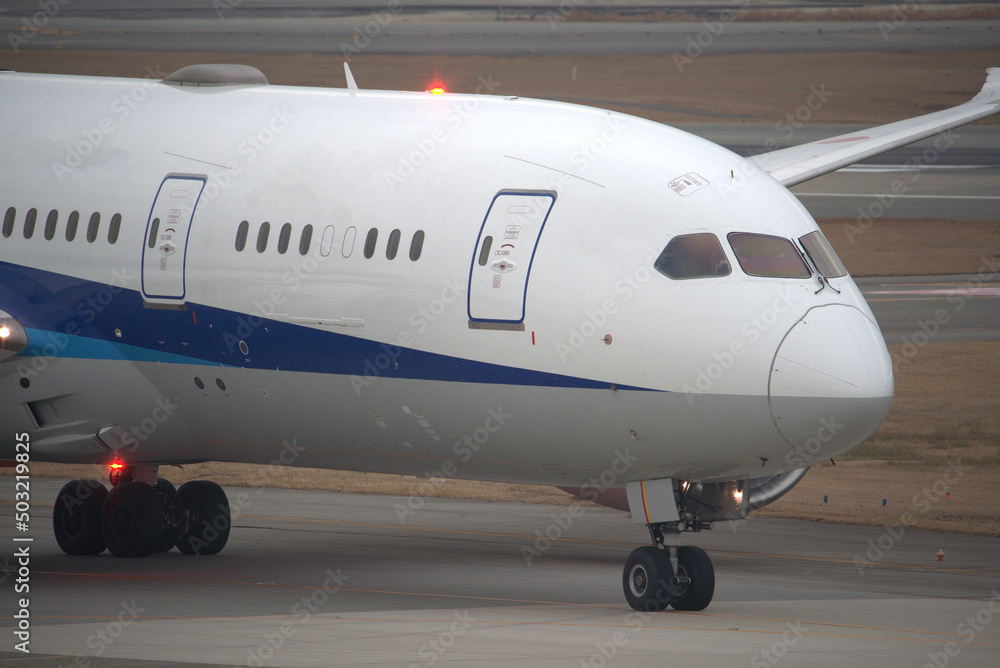 airplane at the airport