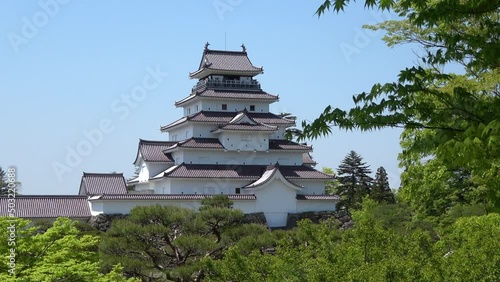 会津鶴ヶ城・天守閣（福島県・会津若松市）