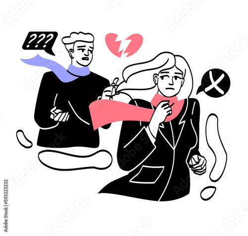 Young romantic couple