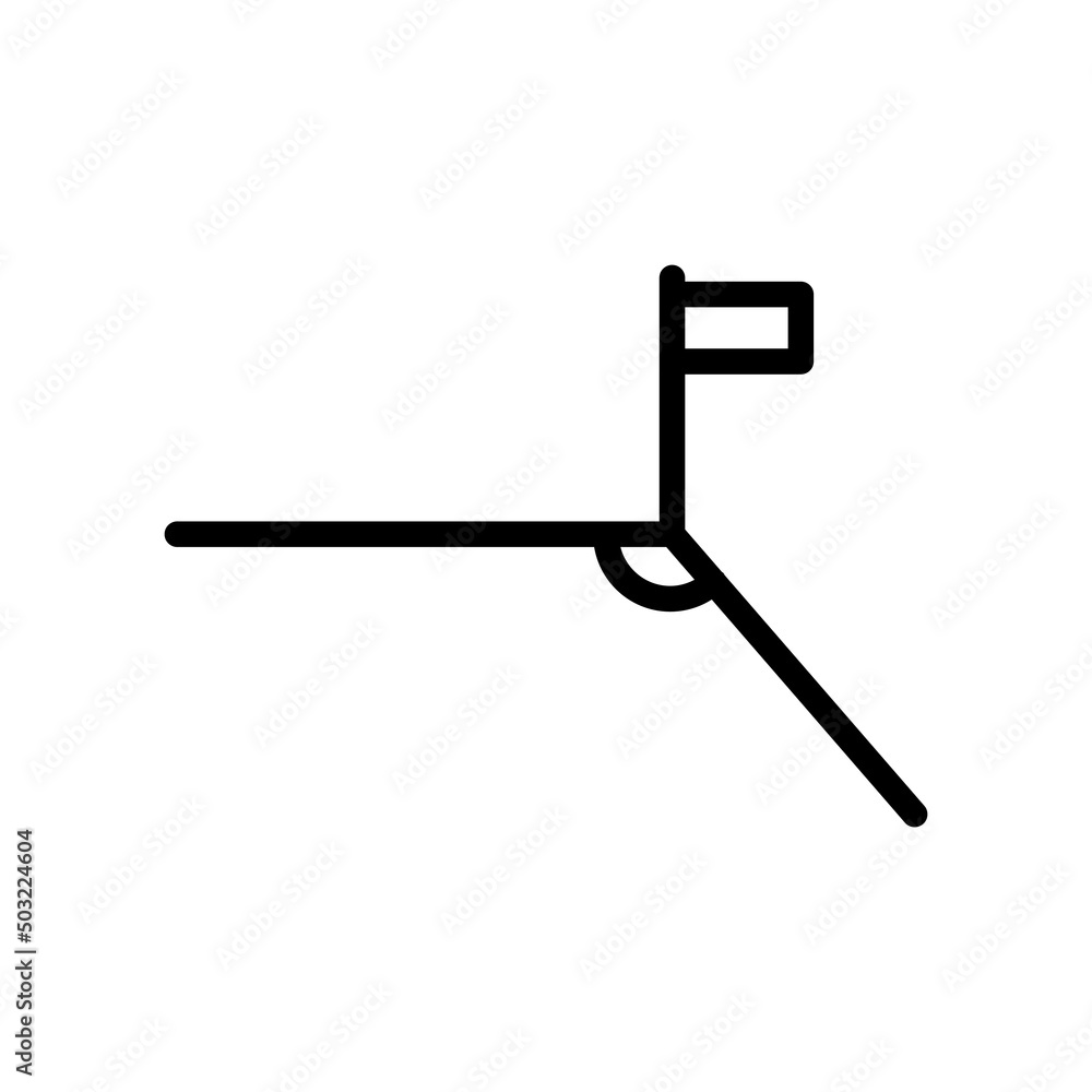 Corner kick icon vector. sport , soccer, football. line icon style. simple design editable. Design simple illustration Corner kick icon vector. sport , soccer, football. line icon style. simple design editable. Design simple illustration