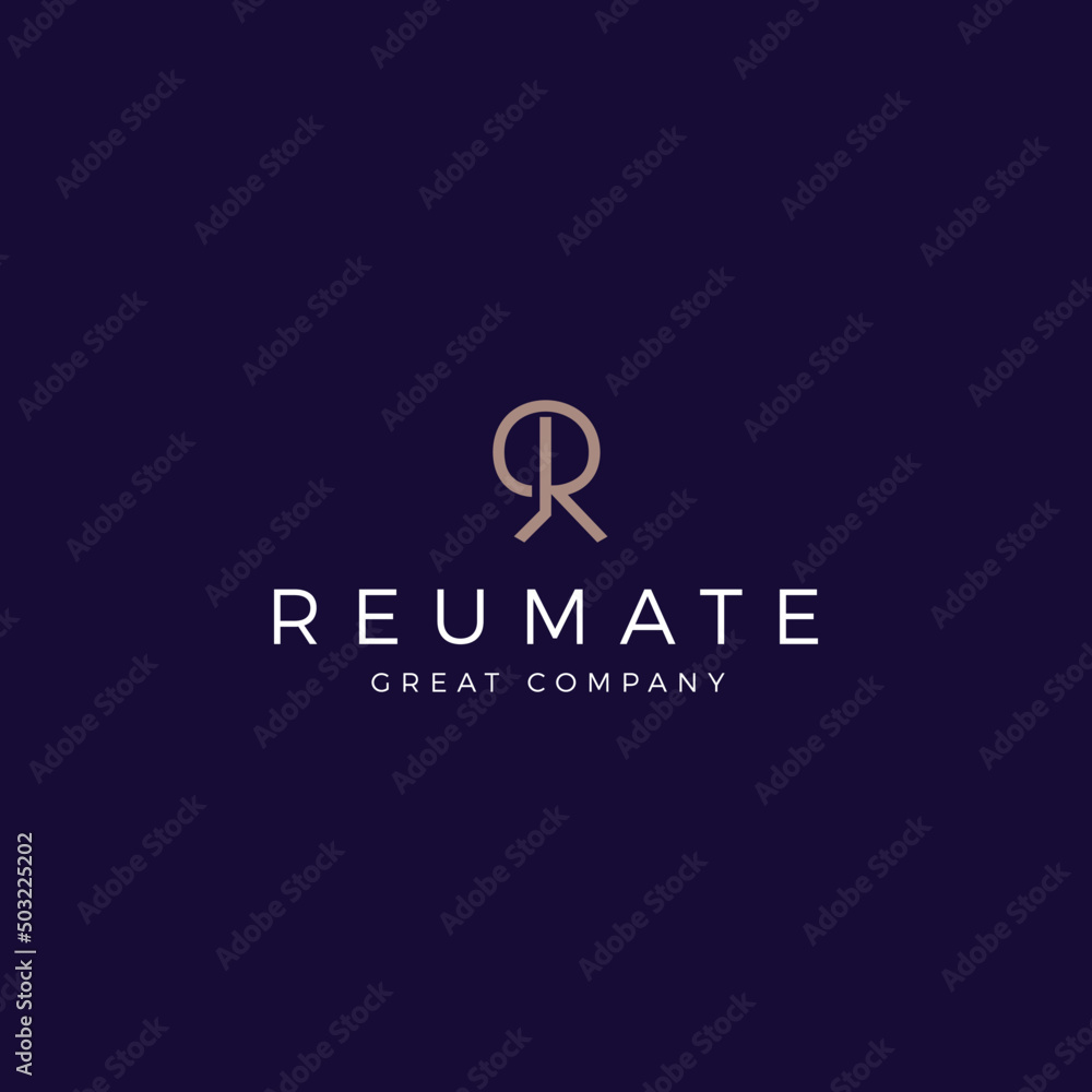Letter R Line Logo Design. Initial R Abstract Monogram Logo Identity for Branding, Business, Apparel, Fasion, Jewellery and Luxury Brand Letter R Line Logo Design. Initial R Abstract Monogram Logo Identity for Branding, Business, Apparel, Fasion, Jewellery and Luxury Brand