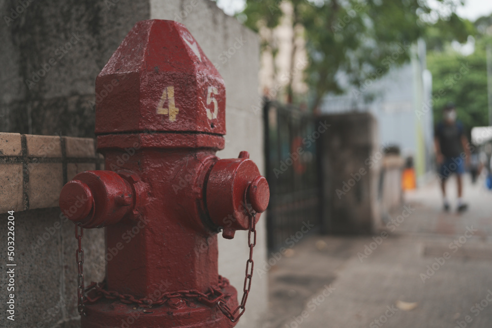 red fire hydrant